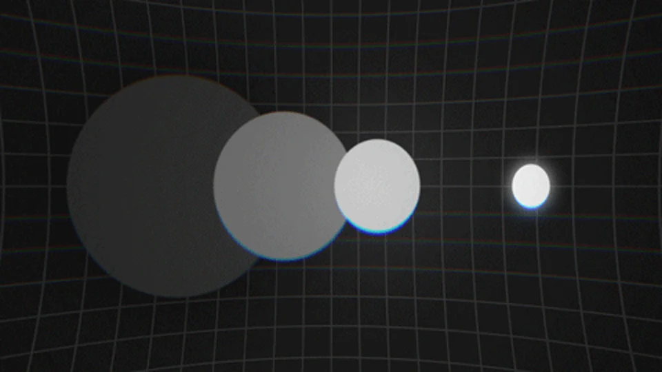 A demonstration of layer depth in After Effects